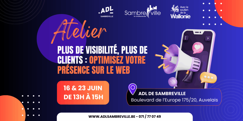 Atelier – Plus de visibilité, plus de clients : optimisez votre présence sur le web